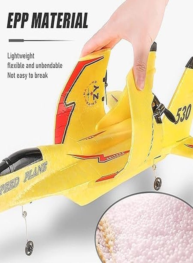 GORMERY Rc Airplanes, Remote Control Airplanes Glider 2.4 GHZ, Easy to Fly Remote Control Fighter, Epp Foam Rc Aircraft with Automatic Balance Gyro for Kids/Adult Kids(Multicolor) - Image 3